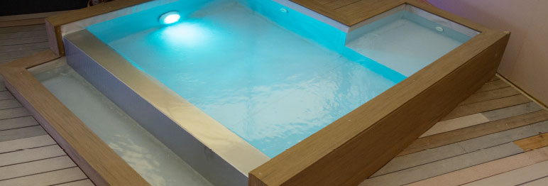 Combi spa en bois