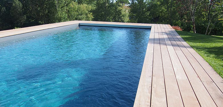 Piscine enterrée en bois