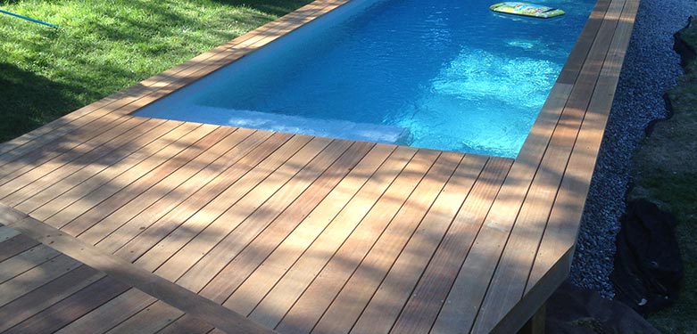 Piscine en bois à Toulouse