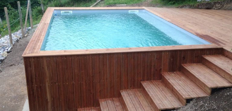 Piscine Bois Rectangulaire 6x4