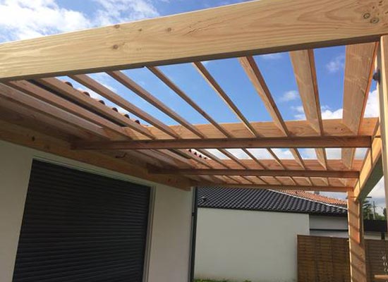 Pergola en bois