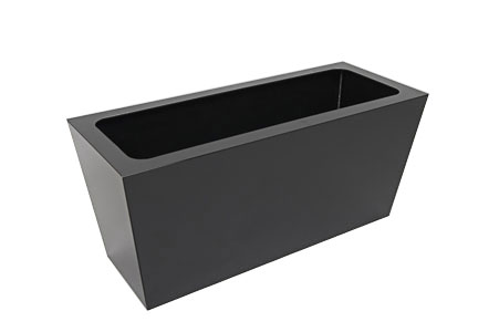 Jardinière design gris anthracite