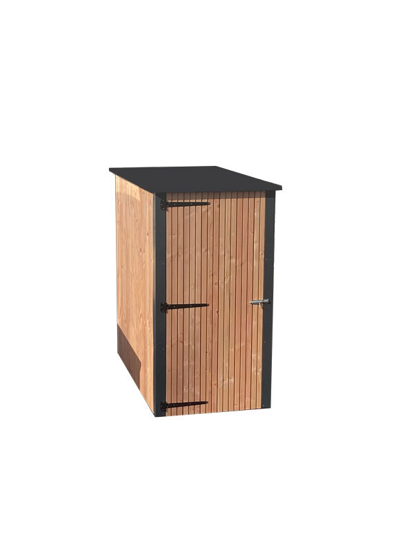 abris de jardin fermé gris anthracite
